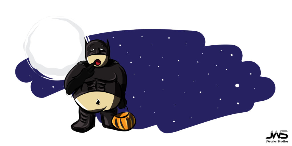 Blank Fatman Halloween Graphic