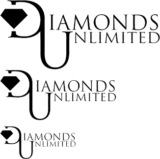 Diamonds logo different sizes