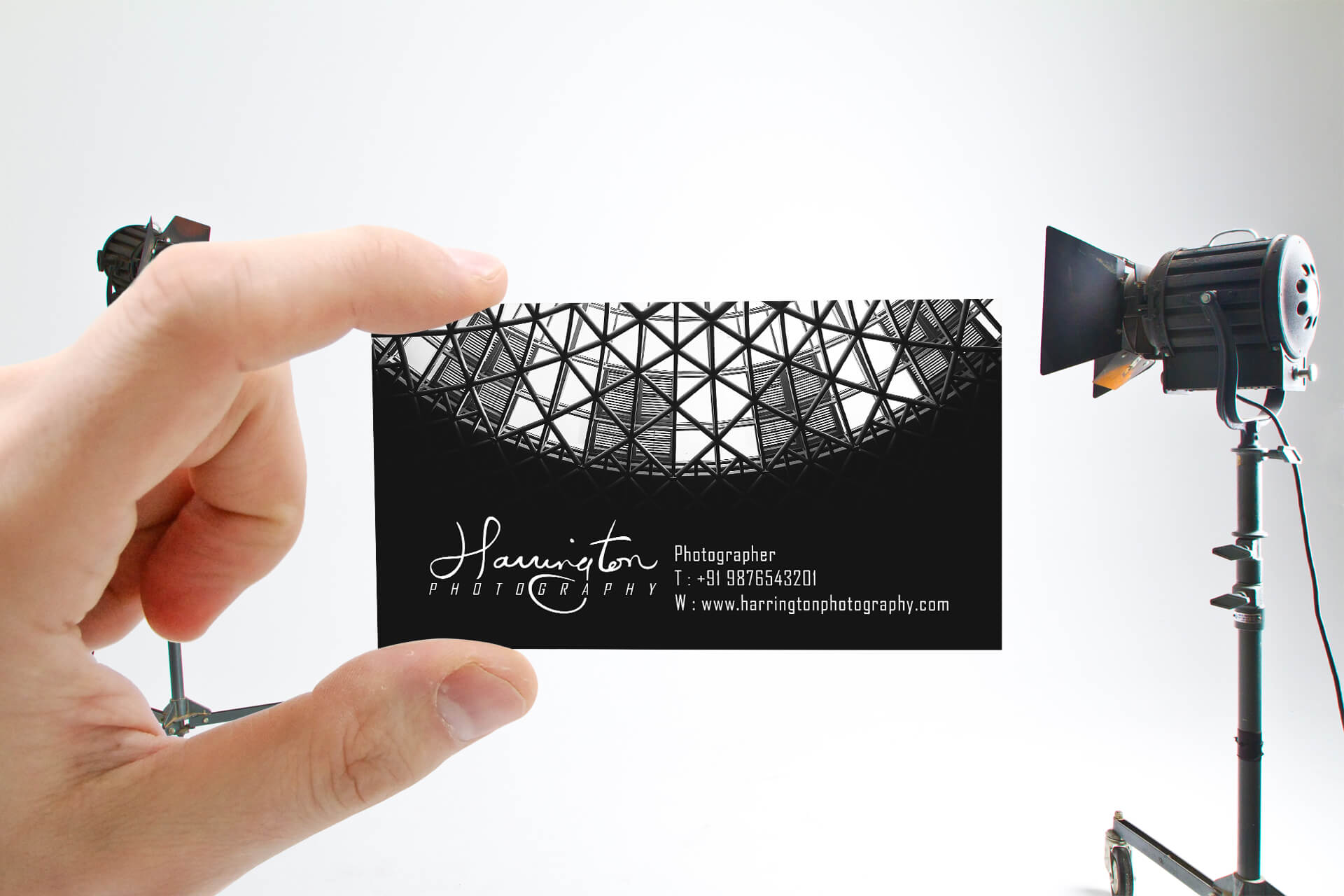 Harrington Photography business card