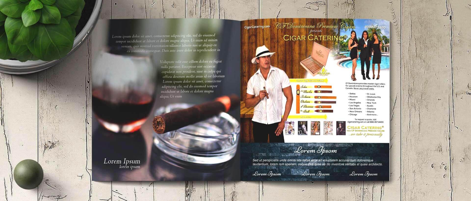 Cigar ad mockup