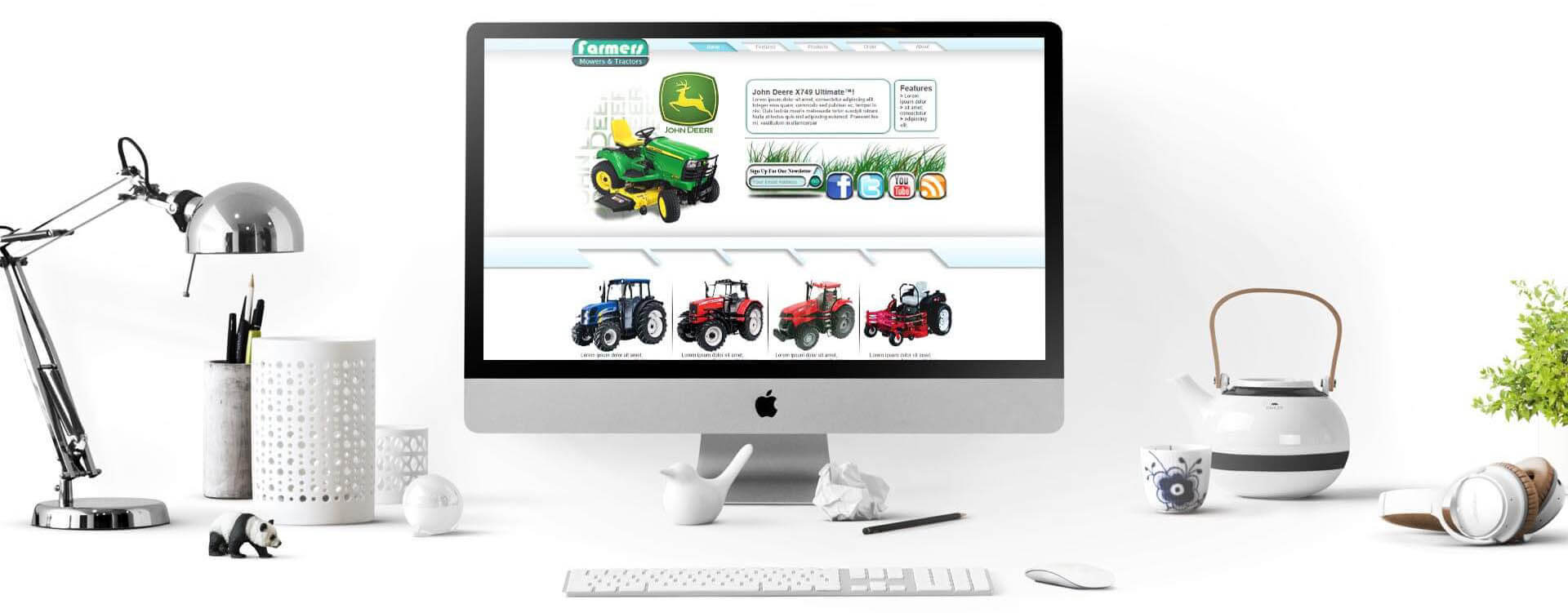 Farmers website design