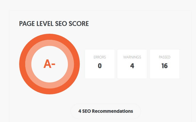 After SEO - great scores